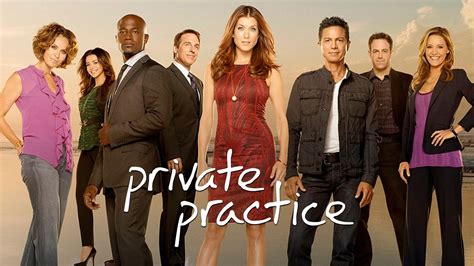 private practice tv show cast|More.